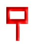 The Sensory Markers app icon — a red flag on a pole.