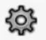 Sensory Writeable settings cog icon for opening the speech settings panel
